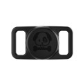 For AirTag Tracker Pet Silicone Protective Case ?Anti-lost Waterproof Shell(Black)