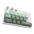 Keyboard Shaped Temporary Parking Number Plate Ornaments Car Interior Decoration Supplies(Green)