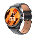 R6 1.32-Inch TWS 2-In-1 Bluetooth Headset Smart Watch, Heart Rate / Blood Oxygen Monitoring(Black Le