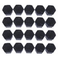 21pcs/set Diamond-encrusted Wheel Caps Tire Screw Protective Covers, Color: 17 Black