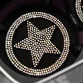Five-pointed Star Diamond-encrusted Car Non-slip Decorative Water Coaster(AB Color)