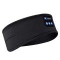 Sleep Bluetooth Bandana Headband Wireless Music Sport Headband Built-in Sleep Music Eye Mask(Black)