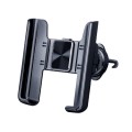 Car Air Outlet Rotatable Snap-on Base Mobile Phone Navigation Bracket(Black)