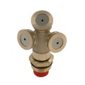 1/2 Points Outer Thread With Filter Copper Three Hole Agricultural Sprayer Horticulture Seedling Irr