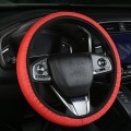 Car Mesh Steering Wheel Cover Breathable Elasticized Handle Sleeve, Size: 38cm(Red)