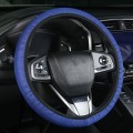 Car Mesh Steering Wheel Cover Breathable Elasticized Handle Sleeve, Size: 38cm(Blue)