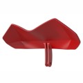 Motorcycle Mobile Phone Holder Sun & Rain Protection Expanded Deflector Wing, Color: Red