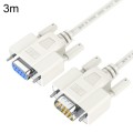 JINGHUA B110 Male To Female DB Cable RS232 Serial COM Cord Printer Device Connection Line, Size: 3m(