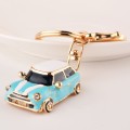 Mini Car Keychain Pendant Toy Beetle Car Gift, Color: Lake Blue