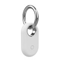 For Samsung Galaxy SmartTag 2 Keychain Silicone Case(White)