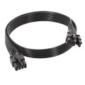 60cm For Corsair 18AWG Flat Cable Power Module Cable Graphics Card Module Cable 8Pin To 8Pin 6+2(Blo