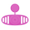 For Airtag Binaural Cover Waterproof Tracker Case Pet Collar Locator Silicone Cover, Color: Luminous