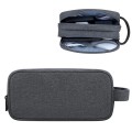 SM09 Double-layer Large Capacity Digital Accessories Storage Bag, Color: Dark Gray