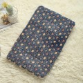 49x32cm Thickened Pet Cushion Cat Dog Blanket Pet Bed(Blue Stars)