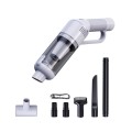 SUITU ST-8005 Cordless Car Handheld Vacuum Cleaner Portable Compact Dust Collector, Model: White 8pc