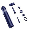 SUITU ST-6676 7pcs /Set Cordless Vehicle Vacuum Cleaner Home And Car Brushless Cylinder Blower(Blue
