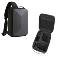 For DJI Mini 4 Pro Drone BKANO Hard Shell Chest Bag Shoulder Bag(Dark Gray)