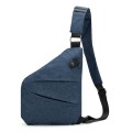 Sports Casual Men Crossbody Bag Large Capacity Multi-Pocket Single Shoulder Bag, Style: Right Should