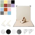 2pcs 60cm Double-Sided Background Board + 7pcs Backdrop Paper Photography Props Set, Spec: Set 6