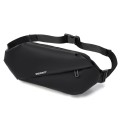 WEIXIER YB9569 Large Capacity Casual Simple Slanting Cross Shoulder Bag Sports Cell Phone Waist Bag(
