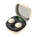 Mini Sleep TWS Earphones Noise Reduction Wireless Bluetooth Earbuds With Square Compartment(Skin Col