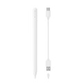 Fast Charge+Touch Switch+Bluetooth Function Anti-false Touch Capacitive Pen for iPad 2018 or Later(W
