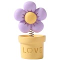 Simulated Small Flowerpot Car Center Console Decorative Ornaments(Random Color Delivery)