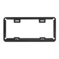 Taiwan Car License Plate Stainless Steel Frame, Specification: Black