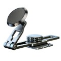D31 Foldable Suspension Car Phone Holder Magnetic Slide Type Metal Navigation Stand