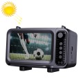 DV-666 Desktop Portable Solar Bluetooth Speaker Card FM Radio With Flashlight(Football)