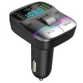 Car Bluetooth MP3 Player Fast Charging Charger(Black)