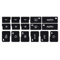 2sets For Audi A4/B6/B7 2000-2004 Car Air Conditioning Button Panel Sticker