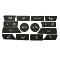 For BMW 5 Series/7 Series/X5/C6/F10/F01/F15 Air Conditioning Button Repair Sticker, Style: B 14pcs N