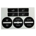 For Volkswagen GOLF MK5/Passat Air Conditioning Central Control Button Repair Patch