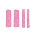 Summer Ice Silk Sweat-absorbent Breathable Electric Vehicle Grips, Color: Pink
