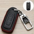 For Ford Car Key Cover Keychain Anti-lost Number Plate, Style: J