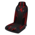 Car Universal Printed Seat Protector Automobile Decoration Supplies(Black And Red)
