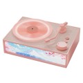 Light Painting Vinyl Record Player Diffuser Wireless Bluetooth Speaker(Sakura Pink)