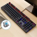 Rapoo V500 PRO Mixed Light 104 Keys Desktop Laptop Computer Game Esports Office Home Typing Wired Me