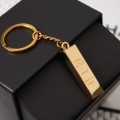 Luxury Man Car Key Rings Accessory Gold Key Chain Golden Keychains Keyrings Women Handbag Charms Pen