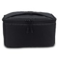 Water-resistant DSLR Padded insert Case Waterproof Zipper Removable Partition Camera Bags(Black)