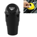 Universal Car Trash Bin Car Garbage Can Rubbish Dust Case Holder Bin Automobile Storage Bucket(Black