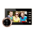 M4300D 4.3 inch TFT Color Display Screen 3.0MP Security Camera Video Smart Doorbell, Support TF Card