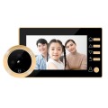 Danmini Q10 4.3 Inch Screen Motion Detection Camera Video Alarm Smart Digital Door Viewer, Support T