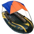 68349 Folding Awning Canoe Rubber Inflatable Boat Parasol Tent for 3 Person,Boat is not Included