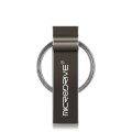 MicroDrive 8GB USB 2.0 Metal Keychain U Disk (Black)