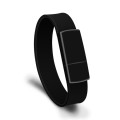 MicroDrive 4GB USB 2.0 Fashion Bracelet Wristband U Disk (Black)