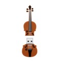 MicroDrive 4GB USB 2.0 Medium Violin U Disk