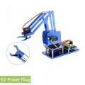 Waveshare 4-DOF Metal Robot Arm Kit for Raspberry Pi (Europe), Bluetooth / WiFi Remote Control, EU P