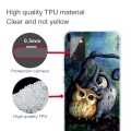 For Samsung Galaxy A02s Shockproof Painted Transparent TPU Protective Case(Owl)...